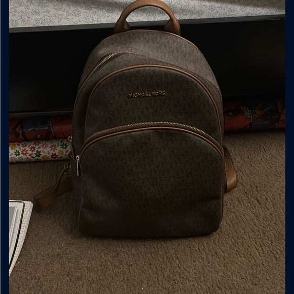 Michael Kors Dark Brown Men's Backpack - Picture 1 of 4